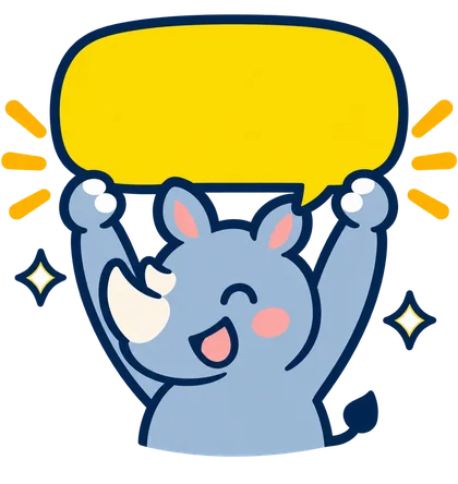吹き出しを掲げるサイヤス