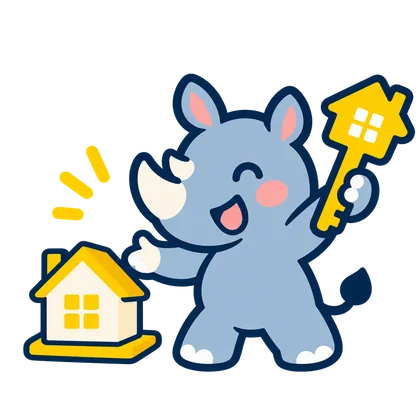鍵を持って案内するサイヤス